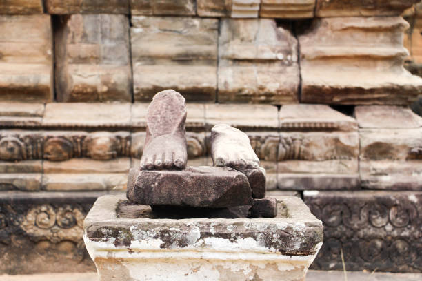 Phimai stone castle ancient at historical park, Phimai District, Nakhon Ratchasima