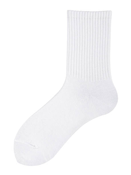 istock White long sock is isolated on a white background. Without labels. 2191604528