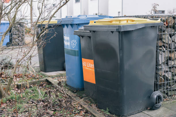 istock Recycling bins promoting environmental awareness and waste sorting 2191606776