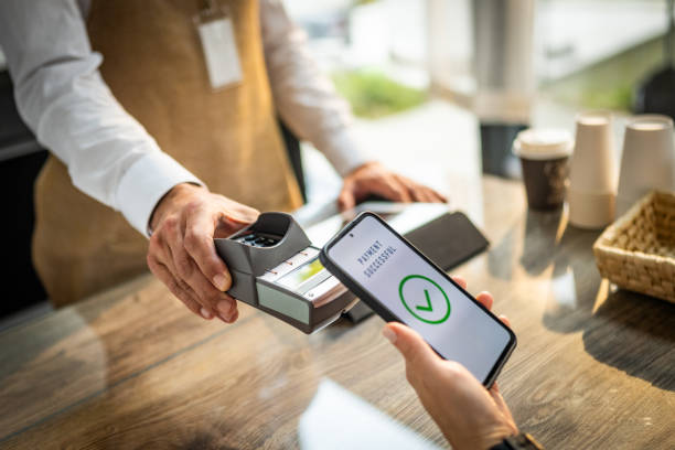 istock Mobile Contactless Payment at Coffee Shop 2191609942