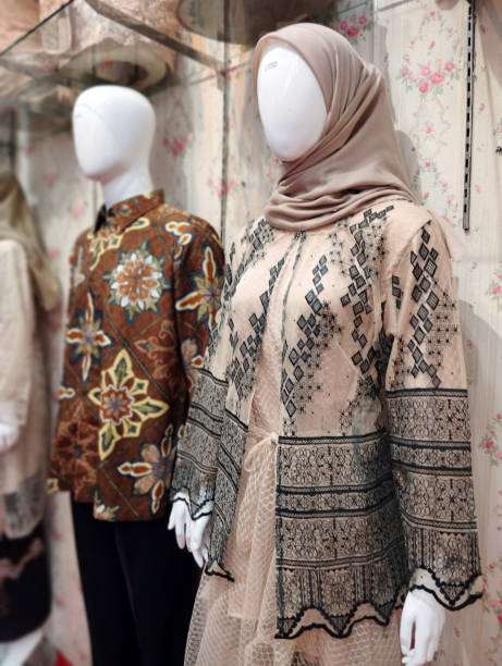 istock Mannequins wearing batik Indonesia - standing pose 2191614989