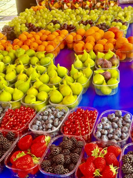 Fresh fruit at a local market in Croatia