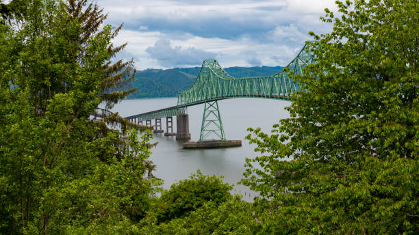 istock destination route with bridge. destination route with bridge at landscape. destination route 2191625464
