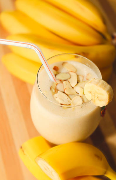 istock Healthy Almond milk banana Shake 2191626656