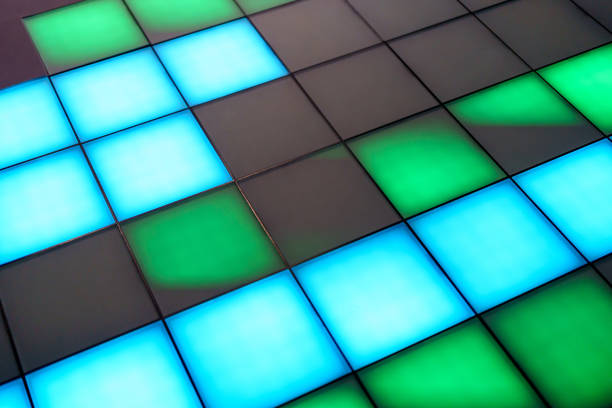 istock Illuminated Colorful LED Tiles on Display 2191628436