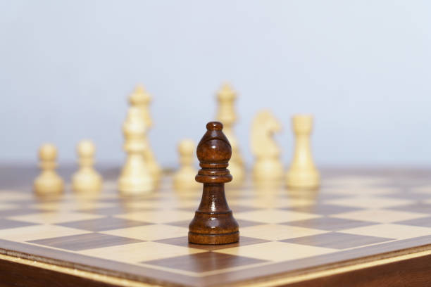 istock wooden chess bishop piece 2191629194