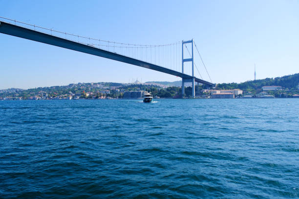 istock Bosphorus Bridge (15 July Martyrs Bridge) over Bosphorus strait in Istanbul, Turkey 2191630502