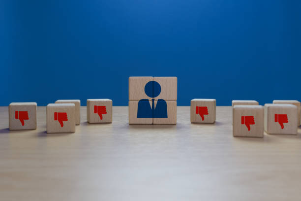istock Businessman and negative feedback, dissatisfied people 2191631580