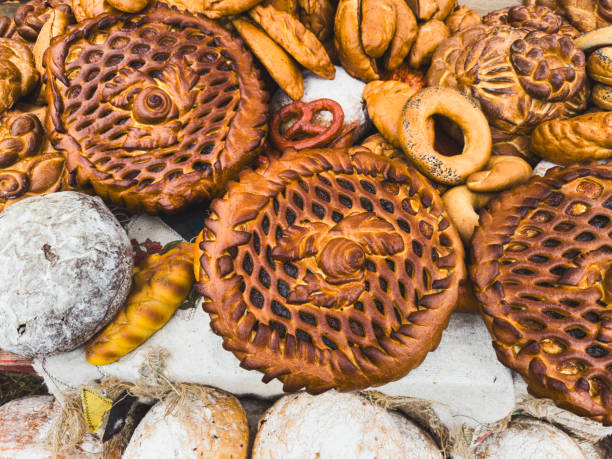 istock A table full of different types of bread and pastries 2191632913