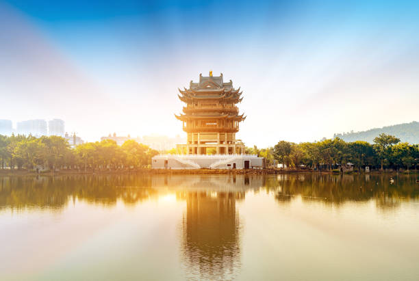istock Pavilions in Mile, Yunnan 2191641669
