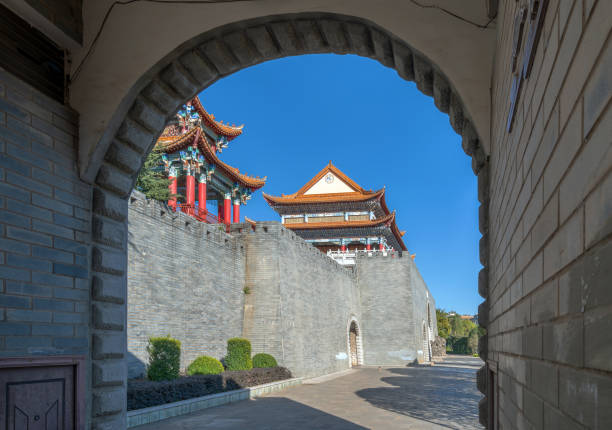 istock Ancient city gate in Qujing, Yunnan 2191641816