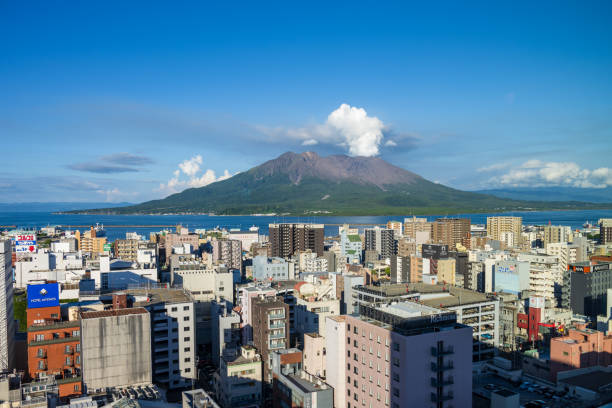 istock Sakurajima volcano in Kagoshima, Kyushu, Japan 2191642399