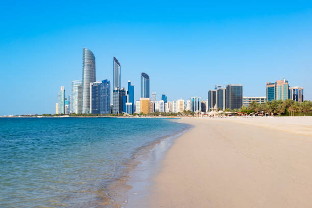istock Corniche Beach in Abu Dhabi in United Arab Emirates 2191642618