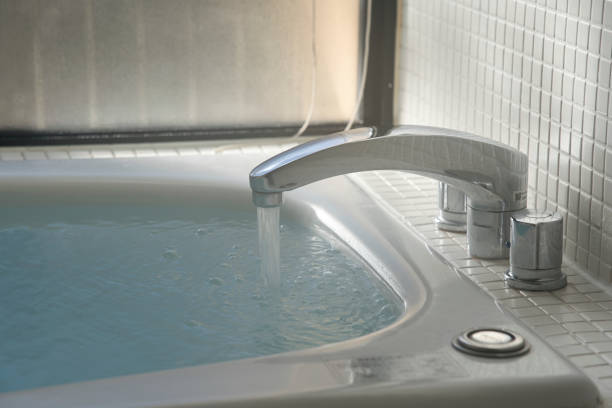 istock Fill the bathtub with water 2191643358
