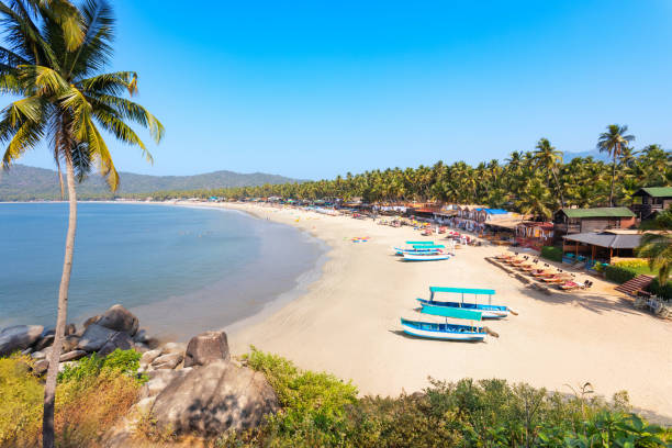 istock Boats at the Palolem Beach in Goa, India 2191643820