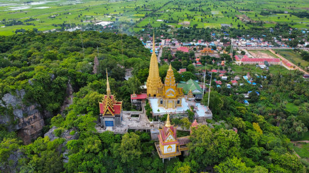 istock A buddhist temple on top of a mountain seen from above 2191644873