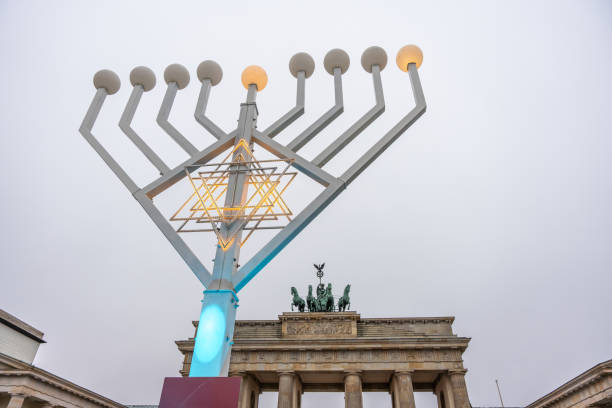 The Memorial to the Murdered Jews of Europe (Denkmal für die ermordeten Juden Europas), monument to the Jewish victims of the Holocaust in Berlin, Germany on 1 January 2025