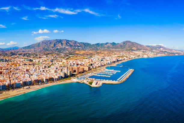 istock Fuengirola city beach and port aerial panoramic view 2191646877