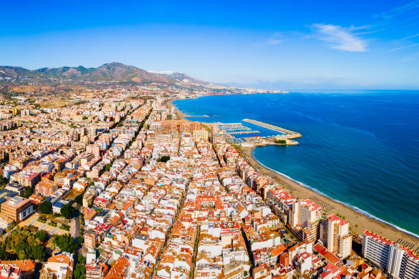 istock Fuengirola city beach and port aerial panoramic view 2191646884
