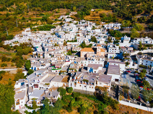 istock Pampaneira village aerial panoramic view in Spain 2191648008