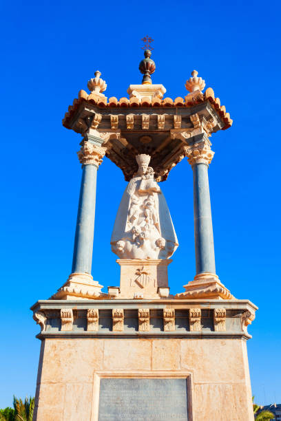 Chapel at Puente del Mar bridge in Valencia