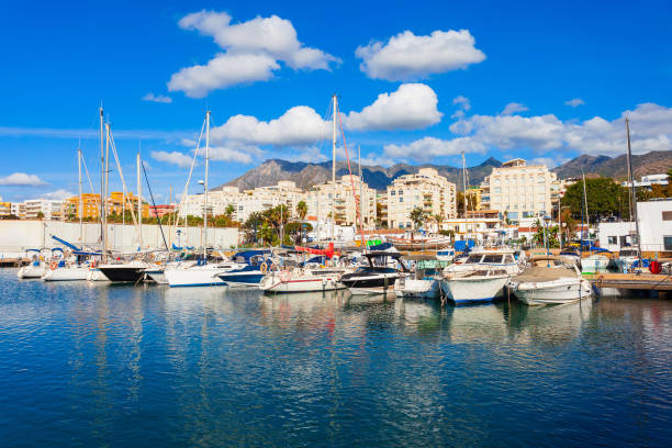istock Marbella city port panoramic view in Spain 2191648546
