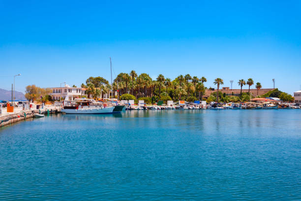 istock Boats and yachts at Datca marina in Turkey 2191651589
