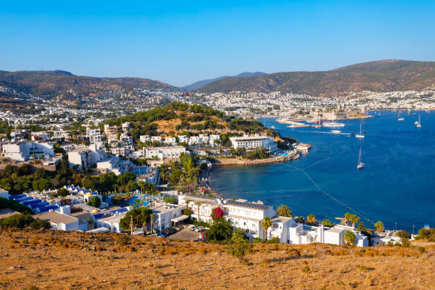 istock Bodrum city aerial panoramic view in Turkey 2191651671