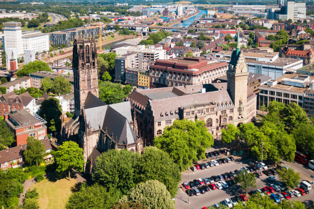 istock Duisburg city skyline in Germany 2191654596