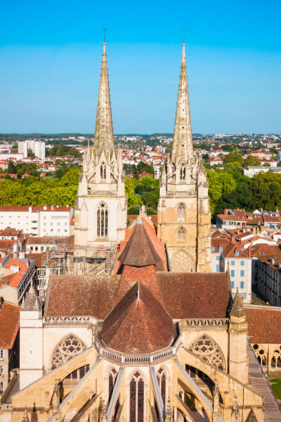 istock Bayonne aerial panoramic view, France 2191654600
