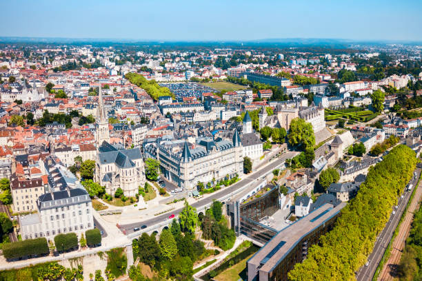 istock Pau aerial panoramic view, France 2191654610