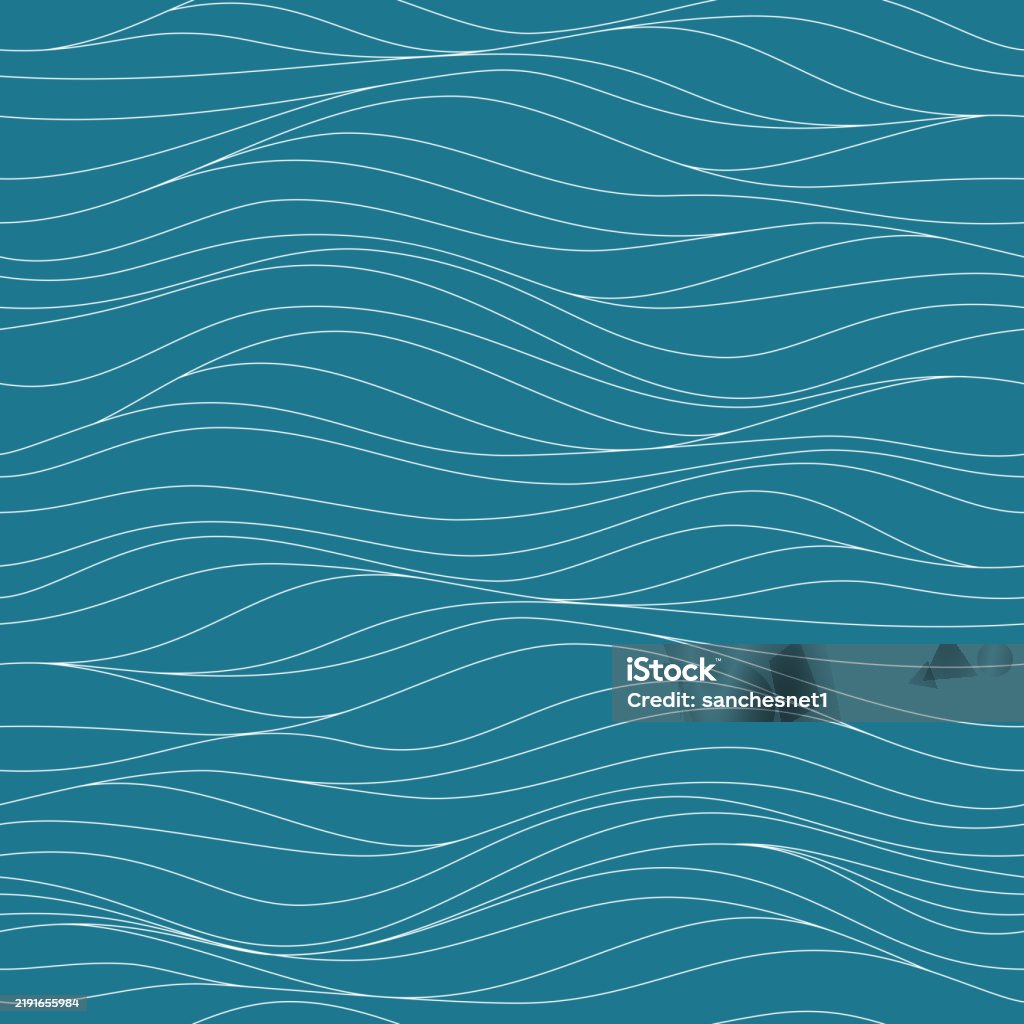 Seamless Wave Pattern 5 Stock Illustration - Download Image Now ...