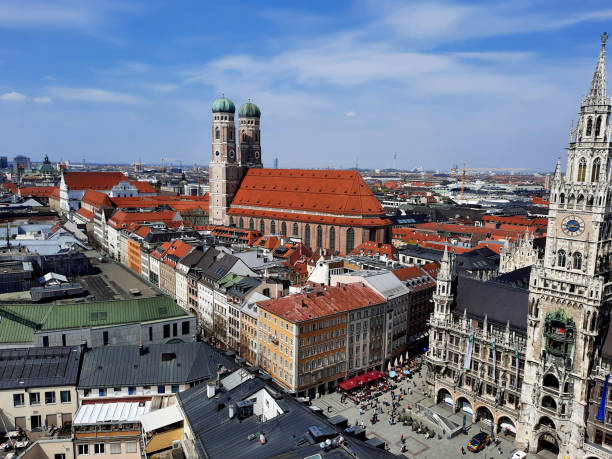 istock Munich with the striking Frauenkirche 2191657636