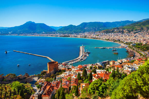 istock Alanya aerial panoramic view, Turkey 2191658199