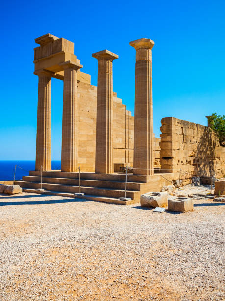 istock Lindos Acropolis and beach, Rhodes 2191659628