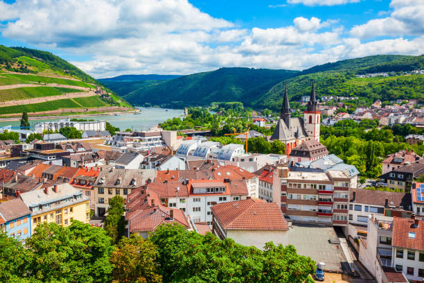 istock Bingen am Rhein aerial view 2191659687