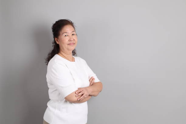 istock Senior East Asian Woman 2191660100
