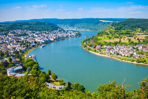 istock Boppard town aerial view, Germany 2191661265