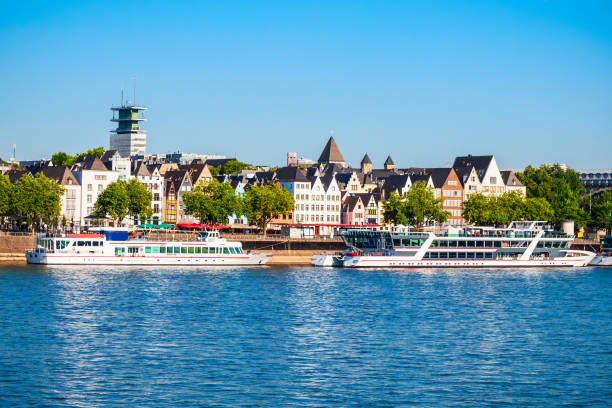 istock Colorful old houses in Cologne 2191661341