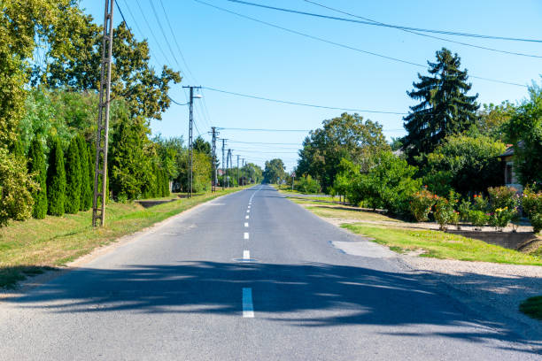 istock Asphalt road in countryside 2191663525