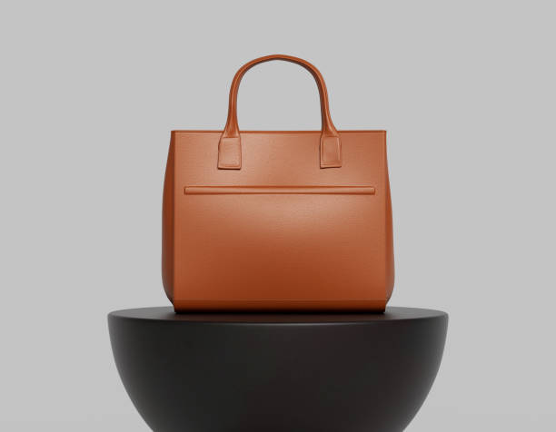 istock Woman's Luxury Leather Bag Mock up. 3D Rendering 2191668157