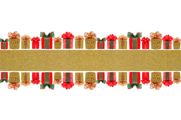 High Angle View Of Ribbon On White Background