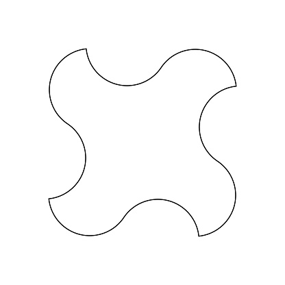 Smooth Rounded Edges A Minimalist Line Drawing With Smooth Rounded Edges Featuring An ...