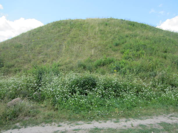 Beautiful landscapes in Kernave, Lithuania