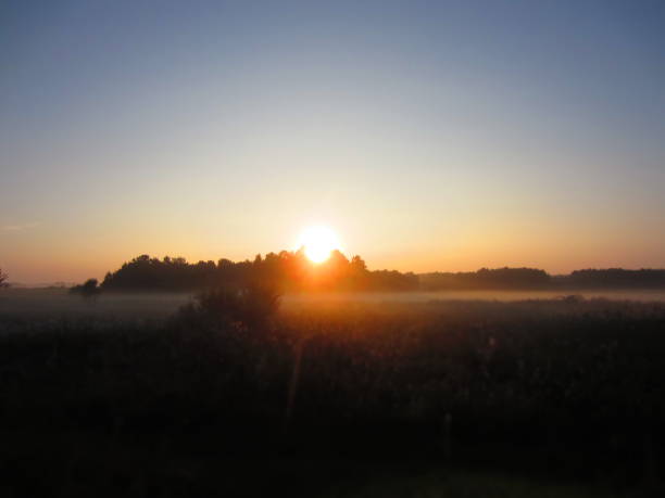 istock Beautiful golden sunrise in Belarus 2191673080