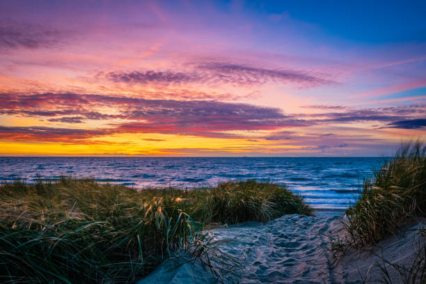 istock Dune at the North Sea beach in the sunset 2191673334