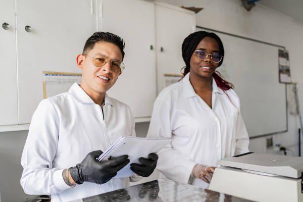 istock Portrait of scientists working on a laboratory 2191676460