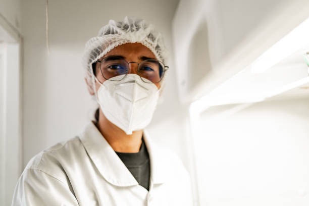 istock Portrait of a scientist man on a laboratory 2191676572