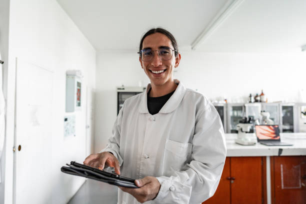 istock Portrait of a scientist man using digital tablet on a laboratory 2191677005