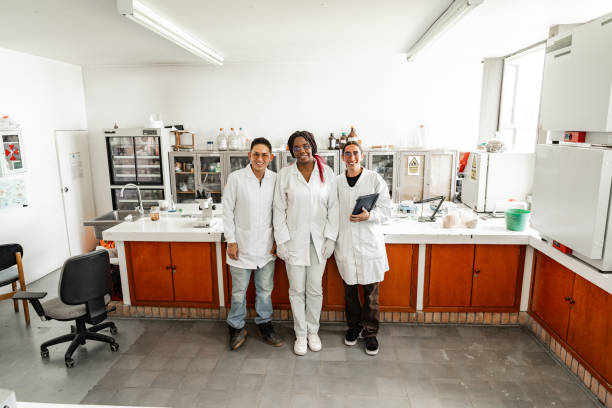 istock Portrait of a scientists on a laboratory 2191677007